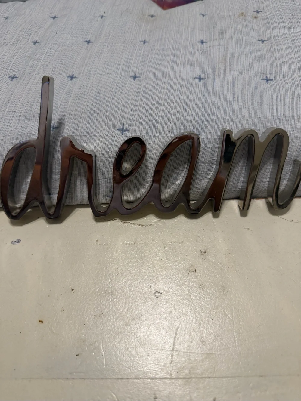 Hobby Lobby 'dream' Script Wall Sign in Dark Brown